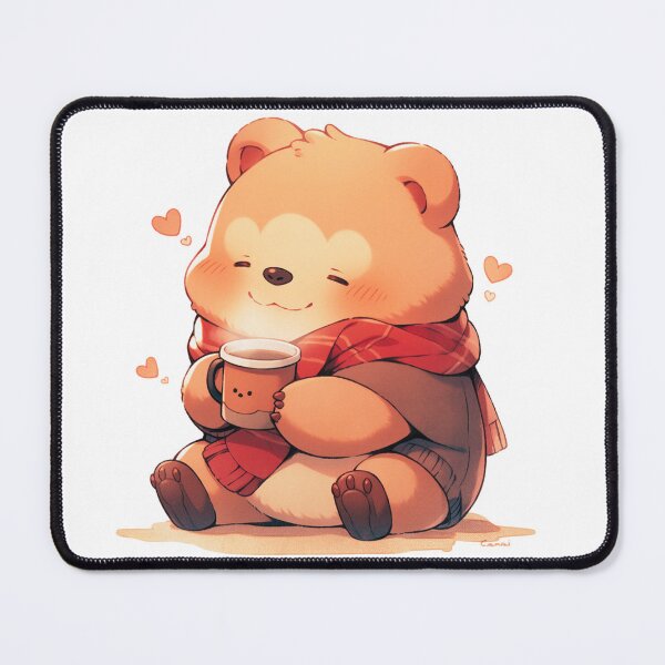 Item preview, Teddy enjoys cozy drink designed and sold by Nowshin Tasnim.