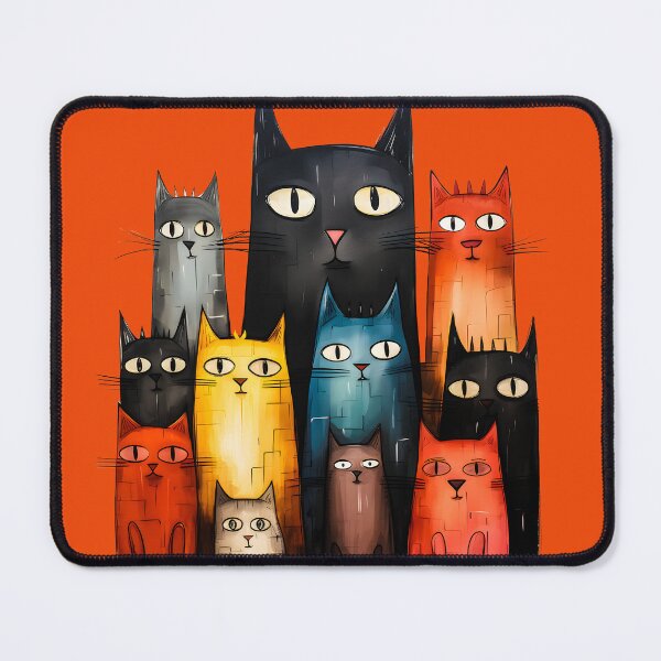 Item preview, Whimsy Cats: A Playful Family of Colorful Felines designed and sold by Nange and Gabe.
