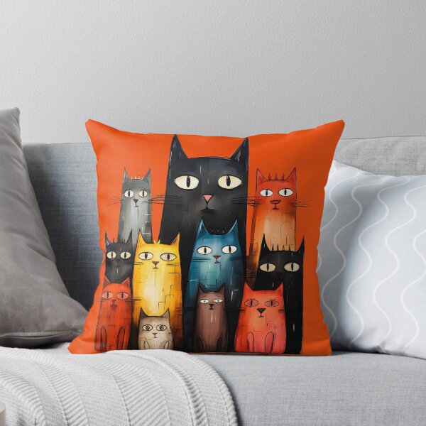 Item preview, Whimsy Cats: A Playful Family of Colorful Felines designed and sold by Nange and Gabe.