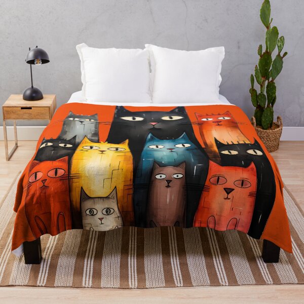 Item preview, Whimsy Cats: A Playful Family of Colorful Felines designed and sold by Nange and Gabe.