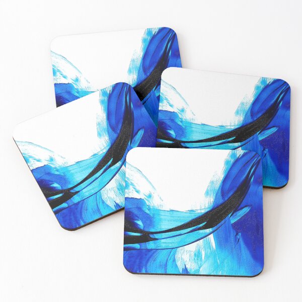 Item preview, Water Tight 18 Blue Wave Art designed and sold by Sharon Cummings Art.