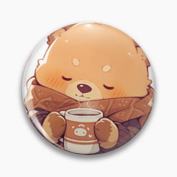 Item preview, Teddy enjoys cozy drink designed and sold by Nowshin Tasnim.