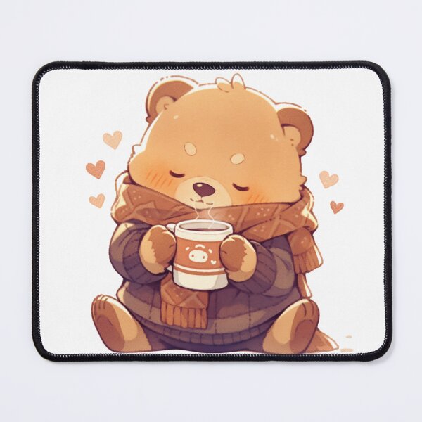 Item preview, Teddy enjoys cozy drink designed and sold by Nowshin Tasnim.
