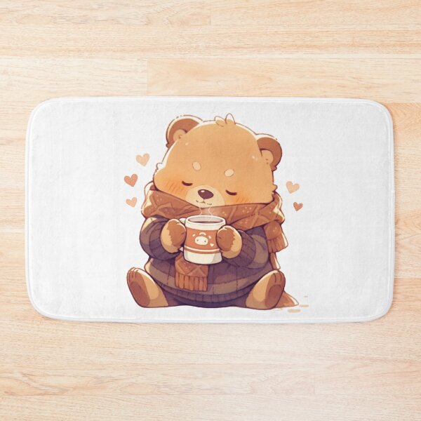 Item preview, Teddy enjoys cozy drink designed and sold by Nowshin Tasnim.