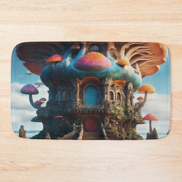 Item preview, Enchanting Mushroom Castle: A Whimsical Fungal Fantasy 25 designed and sold by TheTechnoCanvas.