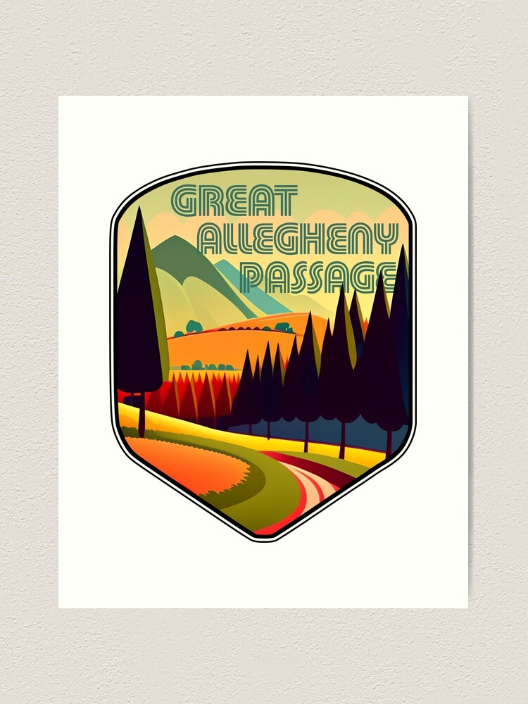 Great Allegheny Passage Colors Art Print