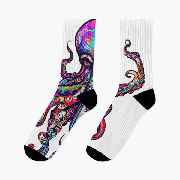 Item preview, Psychedelic Octopus: A Trippy Tentacle Artwork designed and sold by SpendieSellers.