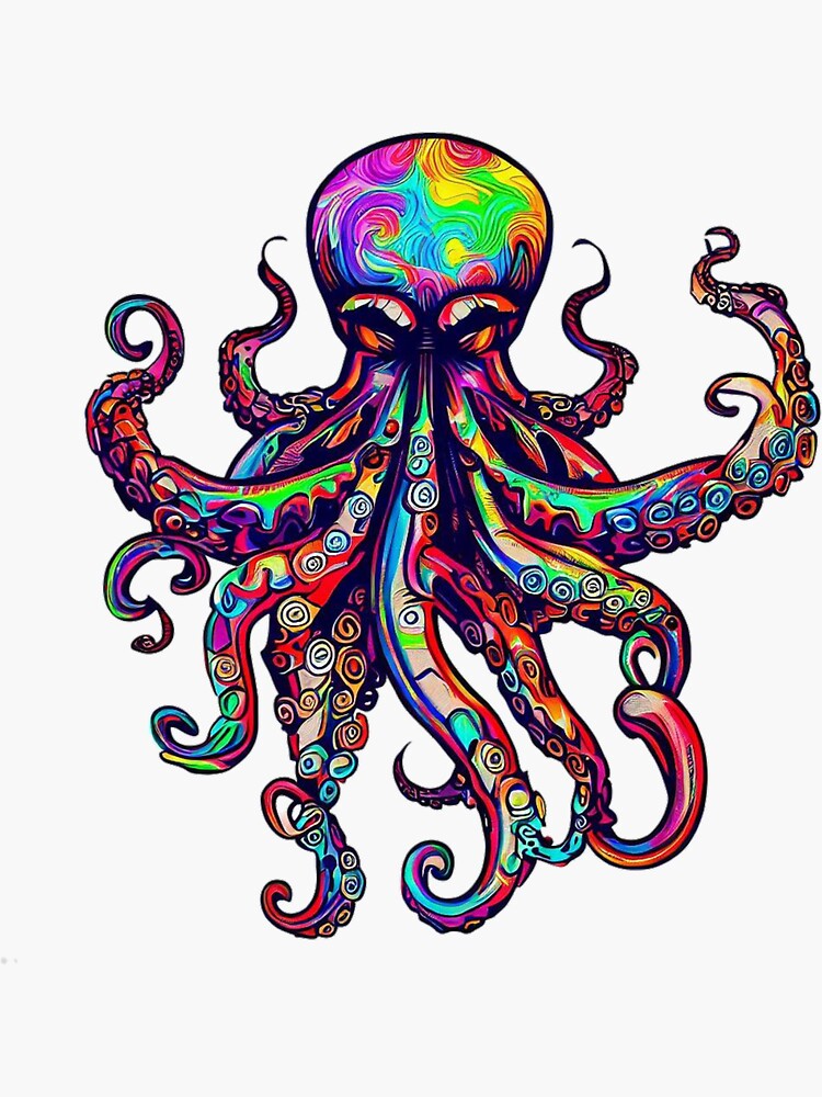 Hot Trippy Octopus