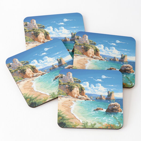 Item preview, Beachside Majesty 1 designed and sold by Wilderness Algorithm.