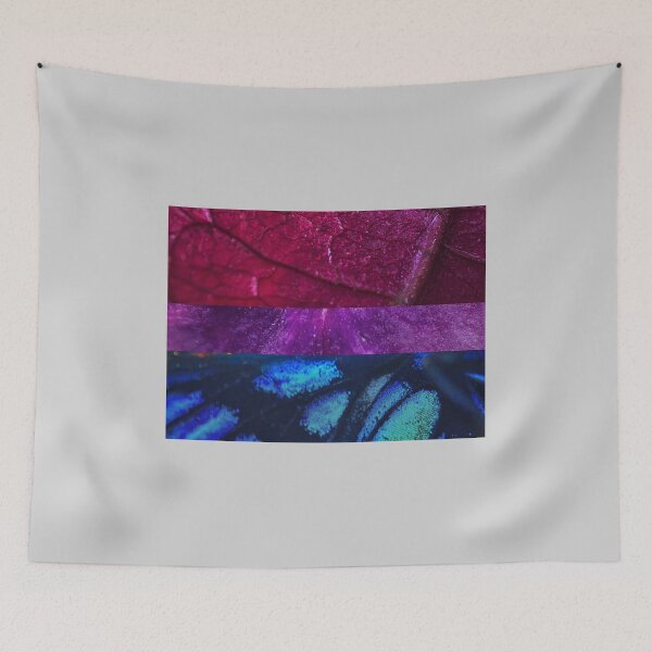 Item preview, Bi pride flag natural patterns - a bi pride flag made from natures colors designed and sold by OZKURO.