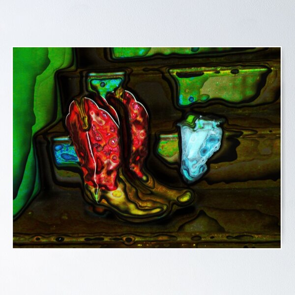 Item preview, Cowgirl Boots designed and sold by Christina Stanley.