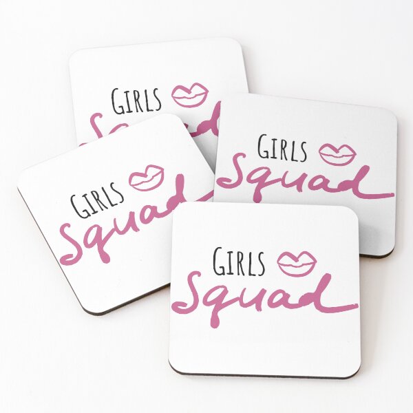Item preview, "Girls squad" hand-written phrase designed and sold by mariakostory.