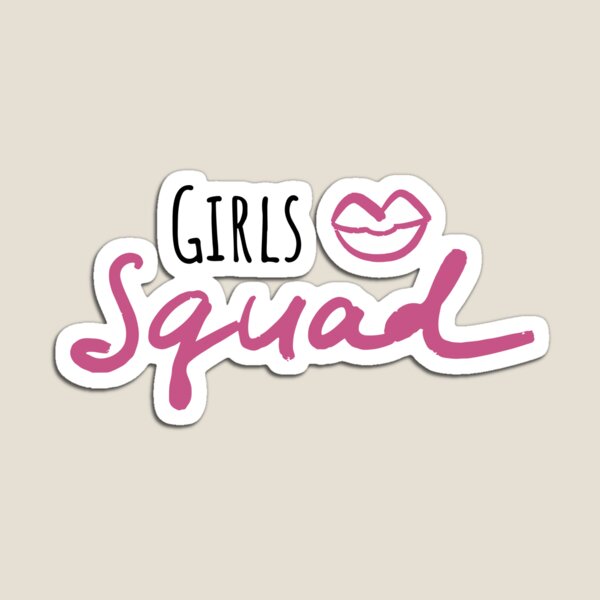 Item preview, "Girls squad" hand-written phrase designed and sold by mariakostory.