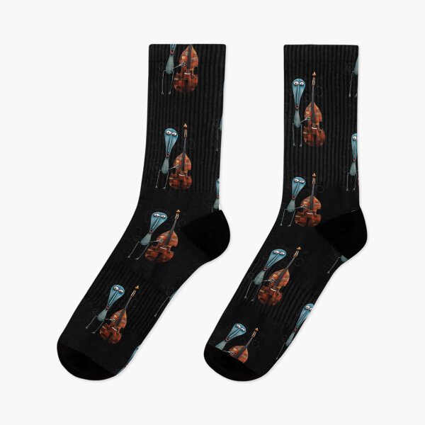 Item preview, Harmonious Expressions: Abstract Character Playing the Double Bass Apparel & Homeware Collection designed and sold by ThePurpleMelon.