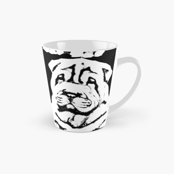 Item preview, BEAUTIFUL LOOKING SHARPEI, CUSTOM DESIGN IN BLACK AND WHITE EDITION designed and sold by Memories-in-Pet.