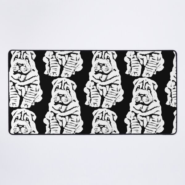 Item preview, BEAUTIFUL LOOKING SHARPEI, CUSTOM DESIGN IN BLACK AND WHITE EDITION designed and sold by Memories-in-Pet.