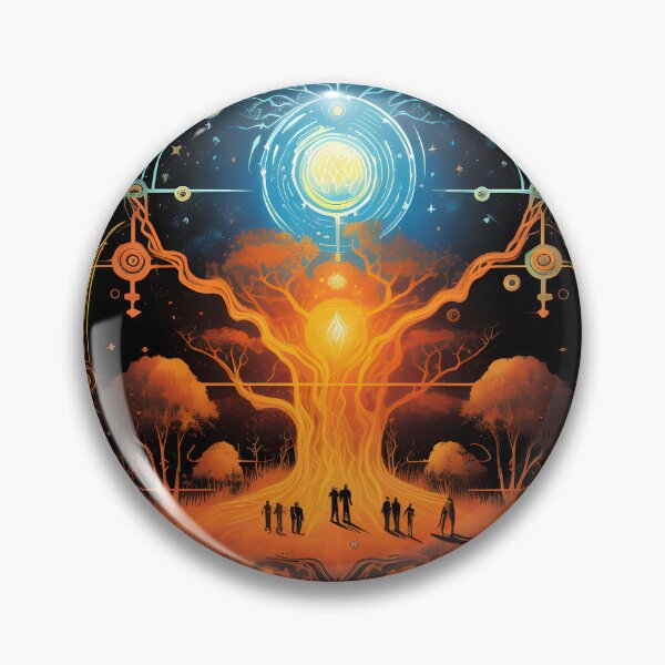 Item preview, Gathering At The Holy Tree Esoteric-themed T-Shirts designed and sold by Klyngzo1916.
