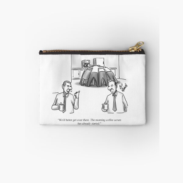 Item preview, Classic Office Coffee Scrum Cartoon designed and sold by abbottoons.