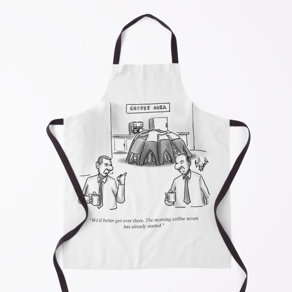 Item preview, Classic Office Coffee Scrum Cartoon designed and sold by abbottoons.