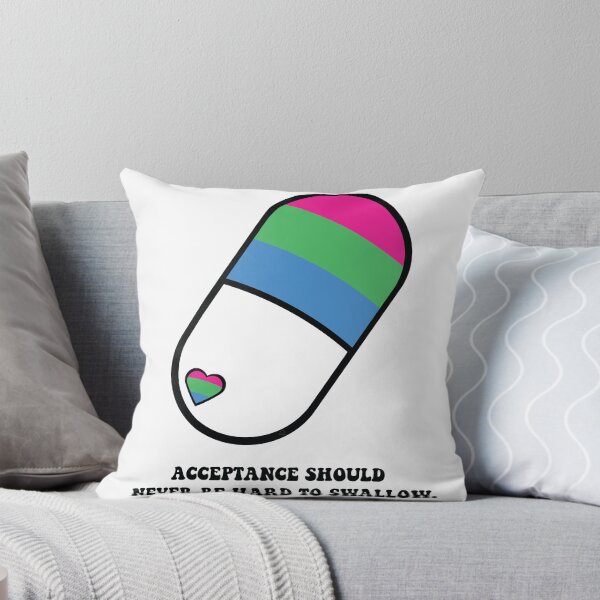 Item preview, Polysexual Pride Pill (black text) designed and sold by WatchersWanted.