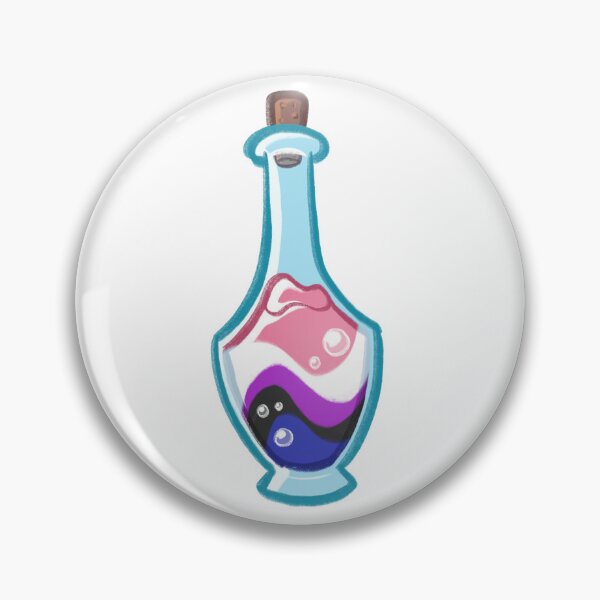 Aperçu de l'œuvre Potion de fierté Genderfluid créée et vendue par beeofthebumble.