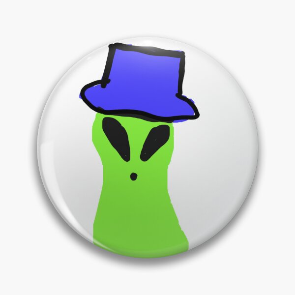 Item preview, Kevin alien balloon with a bucket hat  designed and sold by Plur-trails.