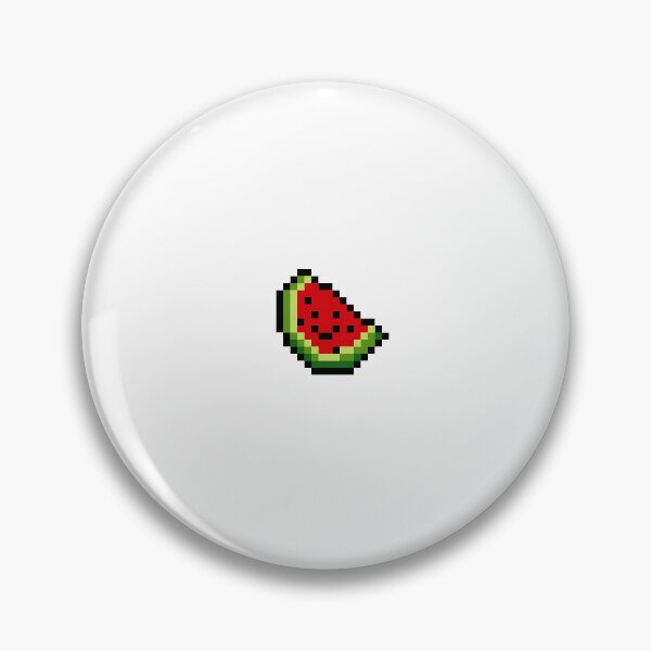 Item preview, Smiling Watermelon Pixel Art designed and sold by akrueger12.