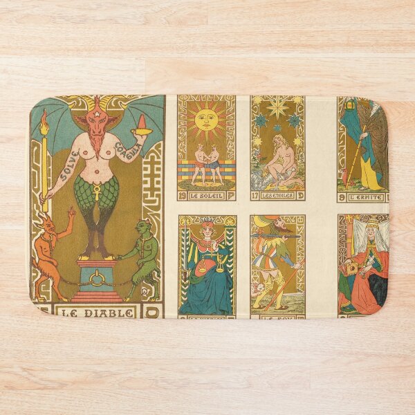Item preview, Tarot deck. Wirth, de Guaita. The Evil. Collage version by Mindthecherry (number 6 of 9 collage versions) designed and sold by MINDTHECHERRY.