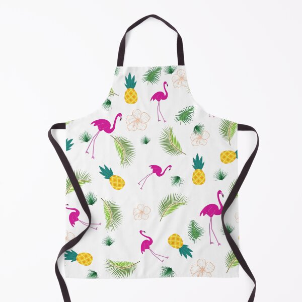 Item preview, Summer pattern with flamingos and pineapples designed and sold by ArtAngiTresors.