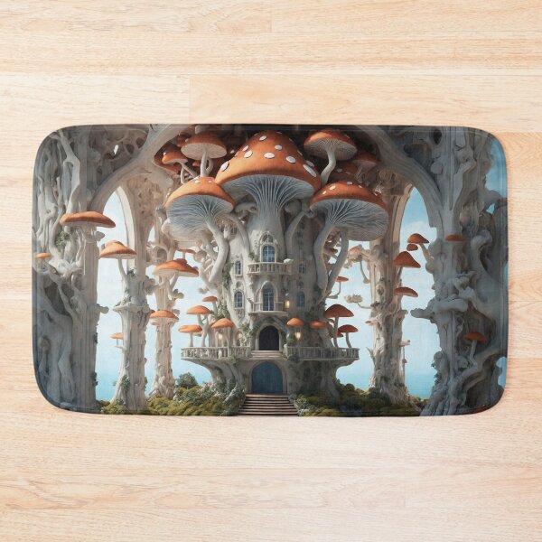 Item preview, Enchanting Mushroom Castle: A Whimsical Fungal Fantasy 26 designed and sold by TheTechnoCanvas.