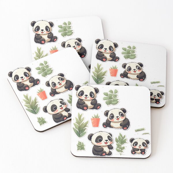 Item preview, Pandas cute set designed and sold by Bojanche Design.