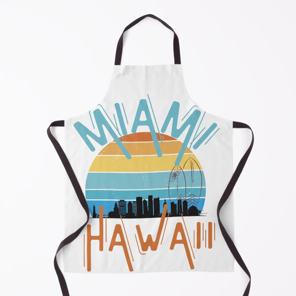 Item preview, miami hawaii retro vintage designed and sold by Print_Fuse.