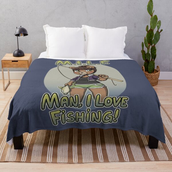 Item preview, Man, I love fishing! designed and sold by KoboldMyttens.