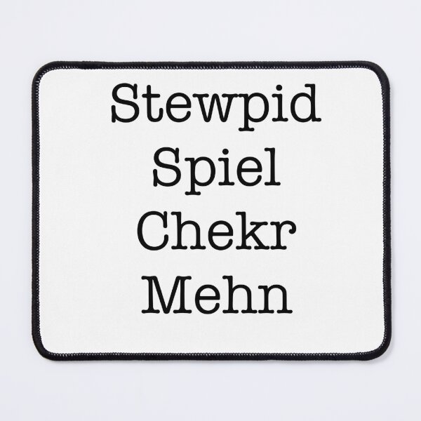 Item preview, Stewpid Spiel Chekr Mahn  designed and sold by Calimon.