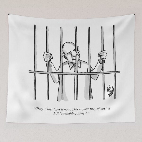 Item preview, Classic Jail Cartoon designed and sold by abbottoons.