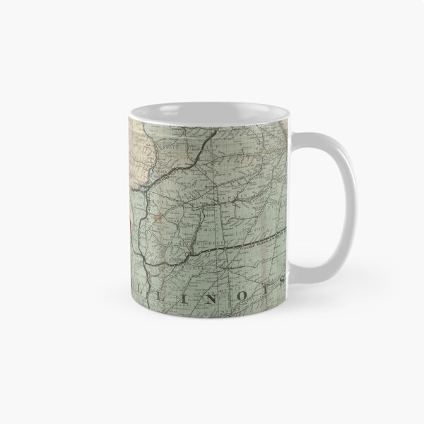 Item preview, Vintage Midwestern United States Railroad Map designed and sold by BravuraMedia.