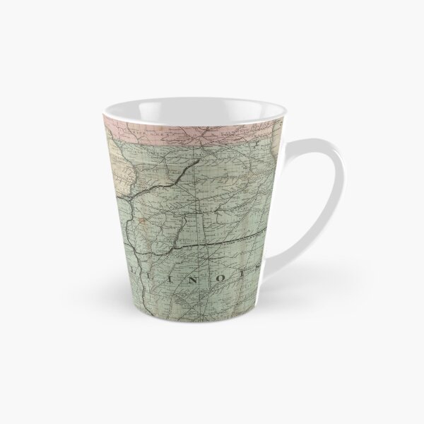 Item preview, Vintage Midwestern United States Railroad Map designed and sold by BravuraMedia.