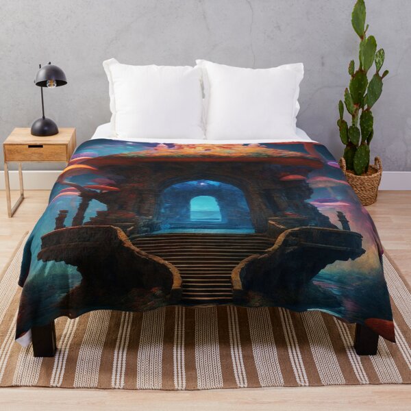 Item preview, Enchanting Mushroom Castle: A Whimsical Fungal Fantasy 27 designed and sold by TheTechnoCanvas.