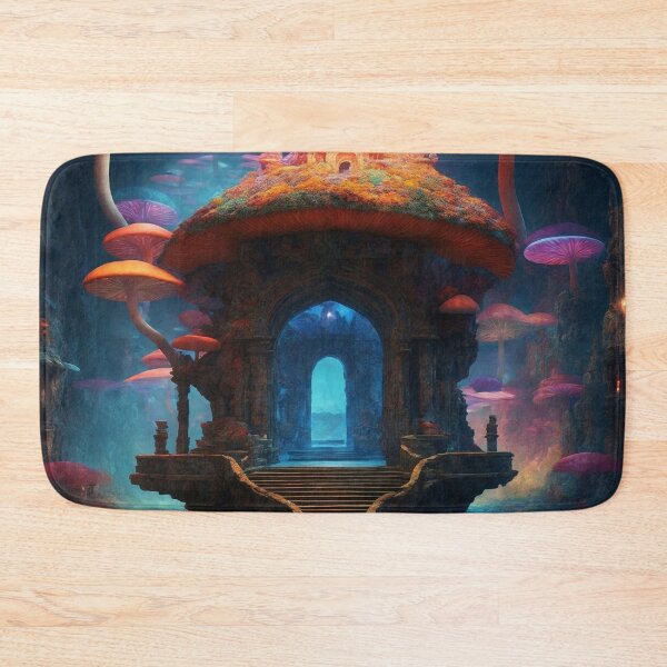 Item preview, Enchanting Mushroom Castle: A Whimsical Fungal Fantasy 27 designed and sold by TheTechnoCanvas.