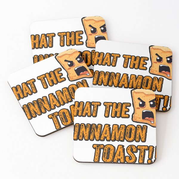 Item preview, W.T.... Cinnamon toast!! designed and sold by SetLifeStickers.