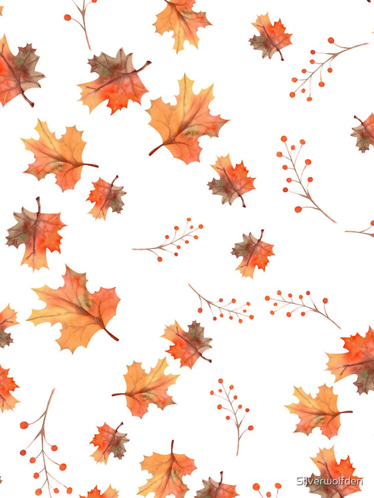 Thumbnail 5 of 5, iPhone Case, Fall leaf pattern designed and sold by Silverwolfden.