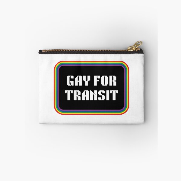 Item preview, Gay For Transit - Words Only - Retro designed and sold by BitofLiz.