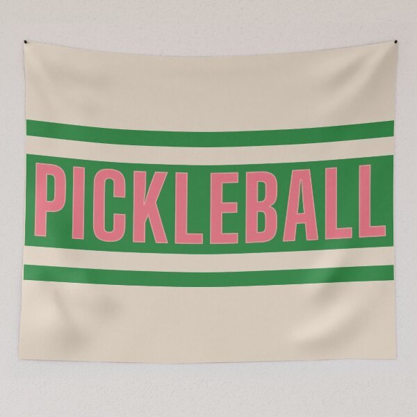 Artikelvorschau, Vintage Retro Pickleball-Design | Grünes und rosafarbenes altes Geld entworfen und verkauft von opptop.