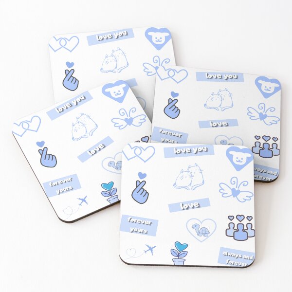 Item preview, love aesthetic blue designed and sold by KacperStore.