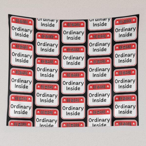 Artikelvorschau, BEWARE: Ordinary Inside - funny warning signs entworfen und verkauft von DesignsFromTW-S.
