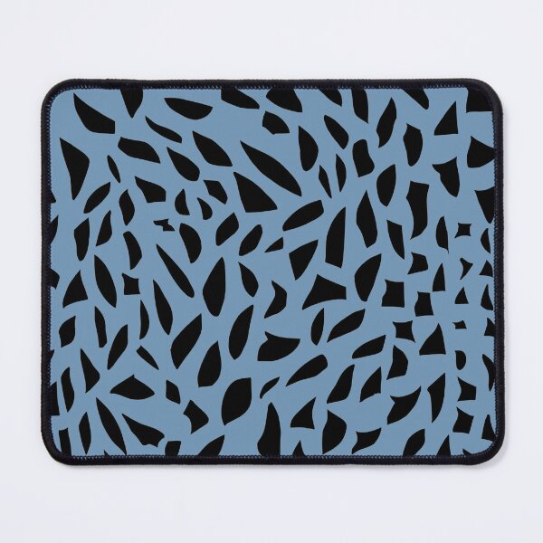 Item preview, Contemporary pastel blue and black pattern designed and sold by JBunnieDesign.