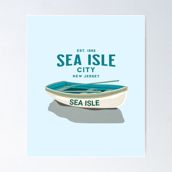 Item preview, Lifeboat on the beach of Sea Isle City New Jersey SIC NJ designed and sold by oceanglee.