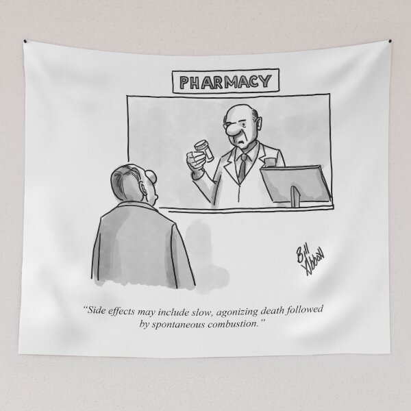 Item preview, Classic Pharmaceutical Drugs Cartoon designed and sold by abbottoons.