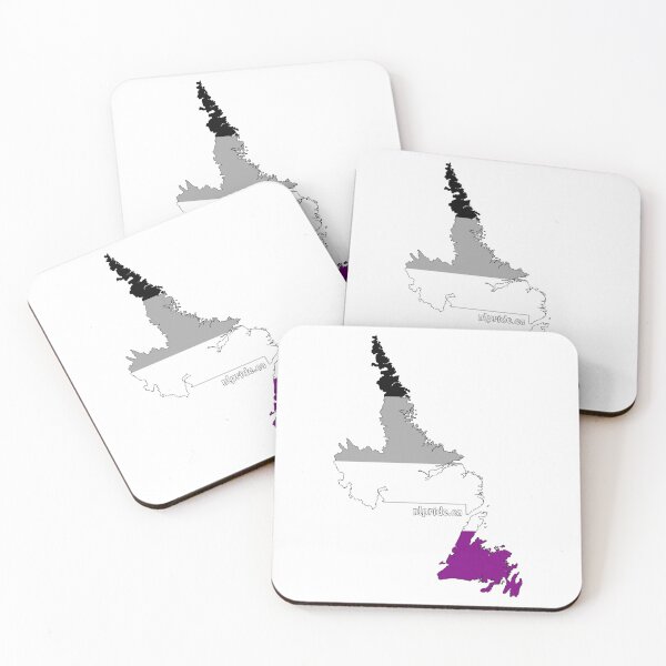 Item preview, Newfoundland & Labrador Pride: Asexual Flag designed and sold by Jenna Rideout.