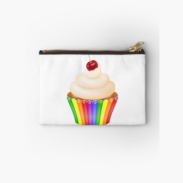 Item preview, Cupcake in a rainbow cup. Rainbow cake. designed and sold by Mallva.